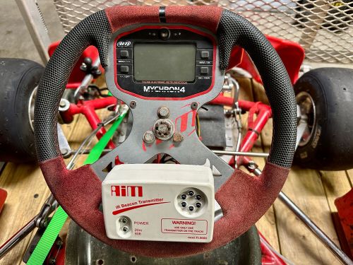 AIM MYCHRON 4 KARTING PACKAGE - INCLUDES STEERING WHEEL AND INFRARED BEACON!, US $499.99, image 2