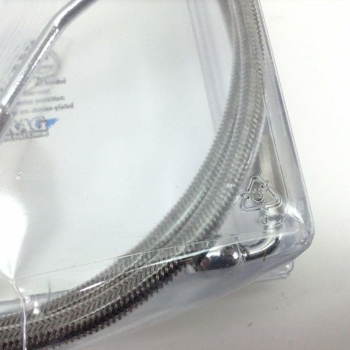 Drag +2" ss upper front brake line for harley 2015 up fltrx s w/ abs 1741-4498