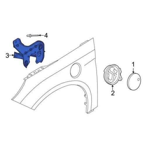 Genuine Ford Drive Motor Battery Pack Charging Port Pocket CM5Z-58025B33-B, US $77.83, image 3