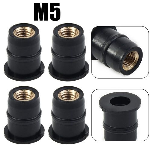 4PCS Motorcycle Windshield Rubber Nuts M5 Vibration Damper Panel Mounting 5mm, US $7.19, image 9