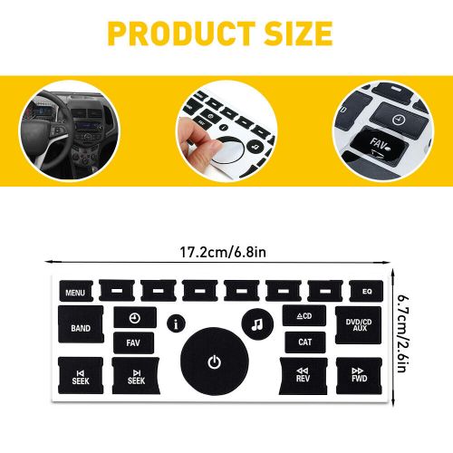For GM GMC A/C Climate Control & Radio Button Repair Decals Stickers Interior, US $8.99, image 9