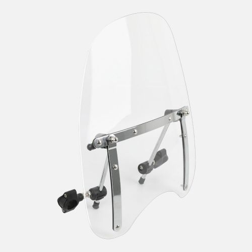 18"x16"clear windshield windscreen deflector 7/8"-1" handlebar for yamaha v star