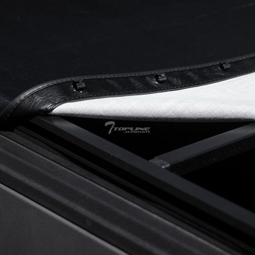 Topline for 2004-2014 ford f150 6.5 ft bed hidden snap tonneau cover+led lights