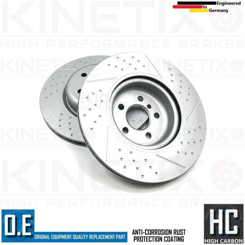 FOR BMW 730i Li G11 G12 M SPORT DIMPLED GROOVED REAR BRAKE DISCS TEXTAR PADS, US $, image 6