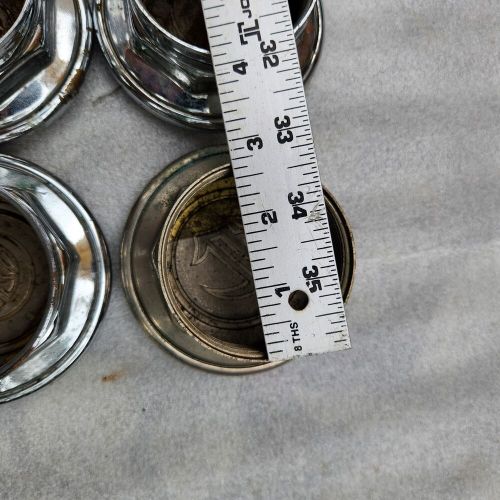 4 - 1920s Chrysler Threaded Dust Cover Hub Center Grease Cap. Brass & Chrome., US $119.99, image 13