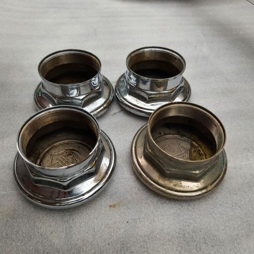 4 - 1920s Chrysler Threaded Dust Cover Hub Center Grease Cap. Brass & Chrome., US $119.99, image 15