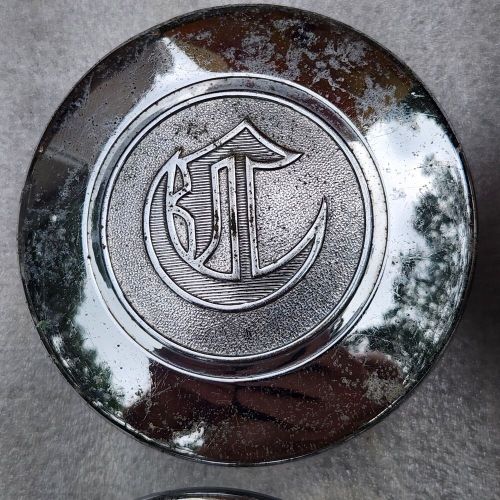 4 - 1920s Chrysler Threaded Dust Cover Hub Center Grease Cap. Brass & Chrome., US $119.99, image 19