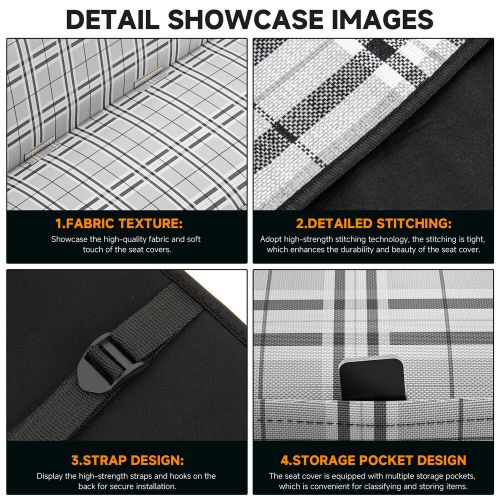 For Chevy C/K 1500 2500 3500 Truck Durable Front Bench Saddleblanket Seat Cover, US $55.19, image 13