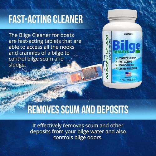 Boat Bilge Cleaner and Degreaser, Biodegradable 100 Count (Pack of 1), US $45.99, image 4