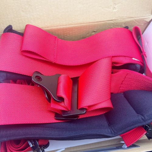 PRP Seats 5.3 3" 5-Point Racing Harness - Red - Open Box, US $134.99, image 4