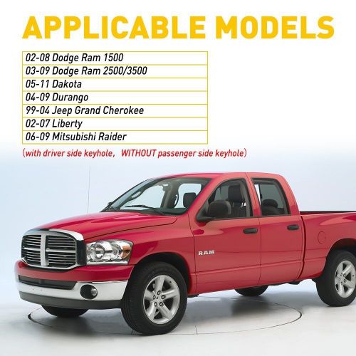 Front left side outside exterior door handle for 02-08 dodge ram 1500 2500 3500