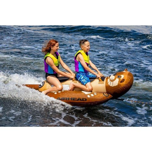 Airhead Towable Otter Tube, Brown, 1-2 Rider (AHHD-3057), US $122.11, image 3