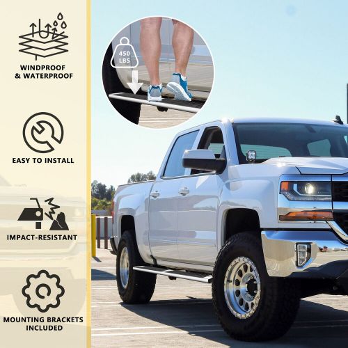 Running Board 6'' Side Nerf Bar S/S Fits For 2019-2024 Dodge Ram 1500 Crew Cab, US $119.00, image 2