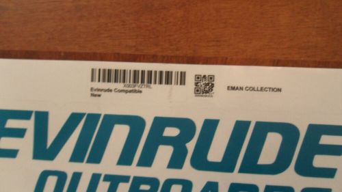 Set of 2 Evinrude Outboard Decals Vinyl Stickers Graphics Suitable for Boat 11x3, US $12.99, image 2