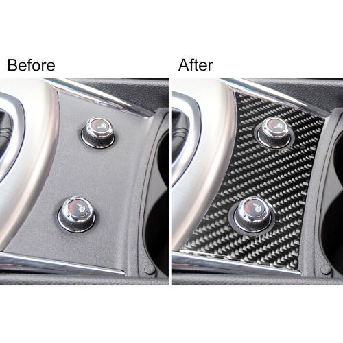 1pcs For INFINITI G37 2010-13 Carbon Fiber Seat Heat Button Sticker Type B, US $24.64, image 3