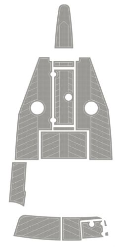 2006 Crownline 190 LS Swim Step Transom Pad Boat EVA Foam Teak Deck Flooring, US $589.00, image 14
