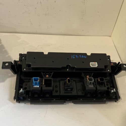 2016 NISSAN TITAN EM HEATER & A/C CLIMATE CONTROL PANEL 27500 EZ20B OEM, C $150.00, image 6