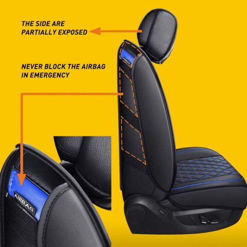 Car Seat Covers Leather PU Cushion For Front+Rear 2009-2021 Ford F150 Truck, US $129.99, image 9