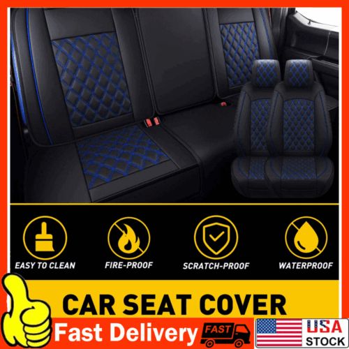 Car Seat Covers Leather PU Cushion For Front+Rear 2009-2021 Ford F150 Truck, US $129.99, image 20