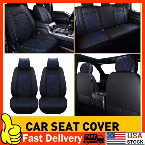 Car Seat Covers Leather PU Cushion For Front+Rear 2009-2021 Ford F150 Truck, US $129.99, image 21