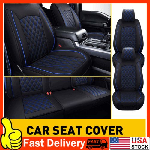 Car Seat Covers Leather PU Cushion For Front+Rear 2009-2021 Ford F150 Truck, US $129.99, image 22