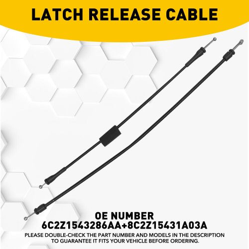 Rear Hinged Door Lower Latch Cable Pair Right RH for E150 E250 E350 E450 E550, US $16.99, image 3