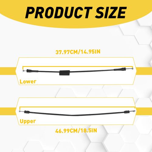 Rear Hinged Door Lower Latch Cable Pair Right RH for E150 E250 E350 E450 E550, US $16.99, image 6