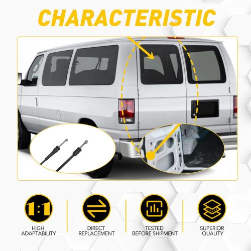 Rear Hinged Door Lower Latch Cable Pair Right RH for E150 E250 E350 E450 E550, US $16.99, image 10