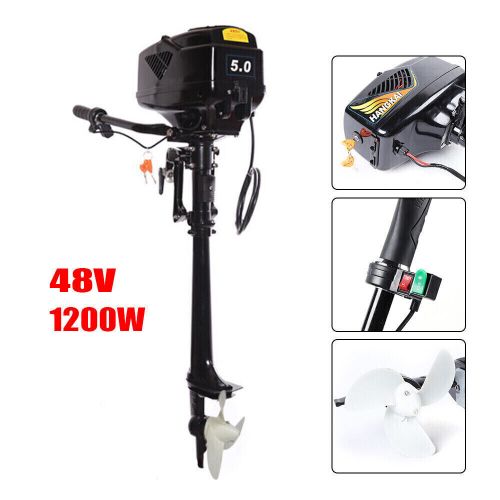 48V 1200W Electric Outboard Brushless Boat Engine Motor Long Shaft Propeller NEW, US $210.12, image 8