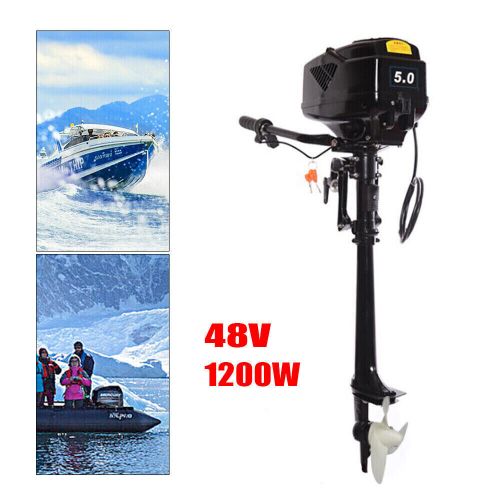 48V 1200W Electric Outboard Brushless Boat Engine Motor Long Shaft Propeller NEW, US $210.12, image 11