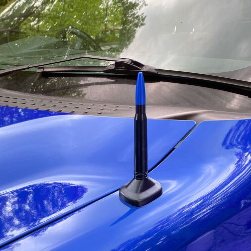 Bullet Antenna Black Blue 50 Cal Fit Chevy Silverado GMC 1500 Sierra Truck SUV, US $11.99, image 4