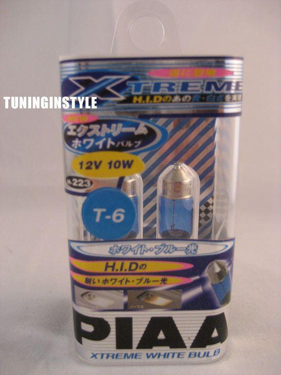 Piaa t-6 t6 mini dome de3022 de3175 light bulb xtreme white jdm 19223