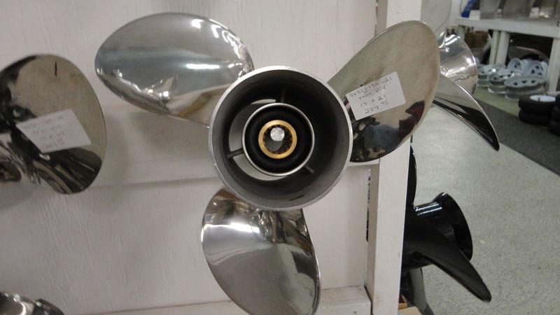 New solas stainless steel propeller 13 x 21 yamaha v 4 prop outboard boat 