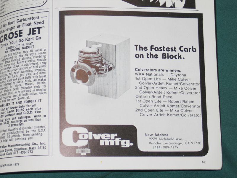 VINTAGE KARTER NEWS MAGAZINE MARCH 1979 KART KARTING , US $9.95, image 2