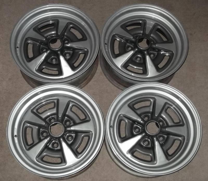 Pontiac rally ii wheels  ralley rims 15" gto ventura firebird pmd lemans 