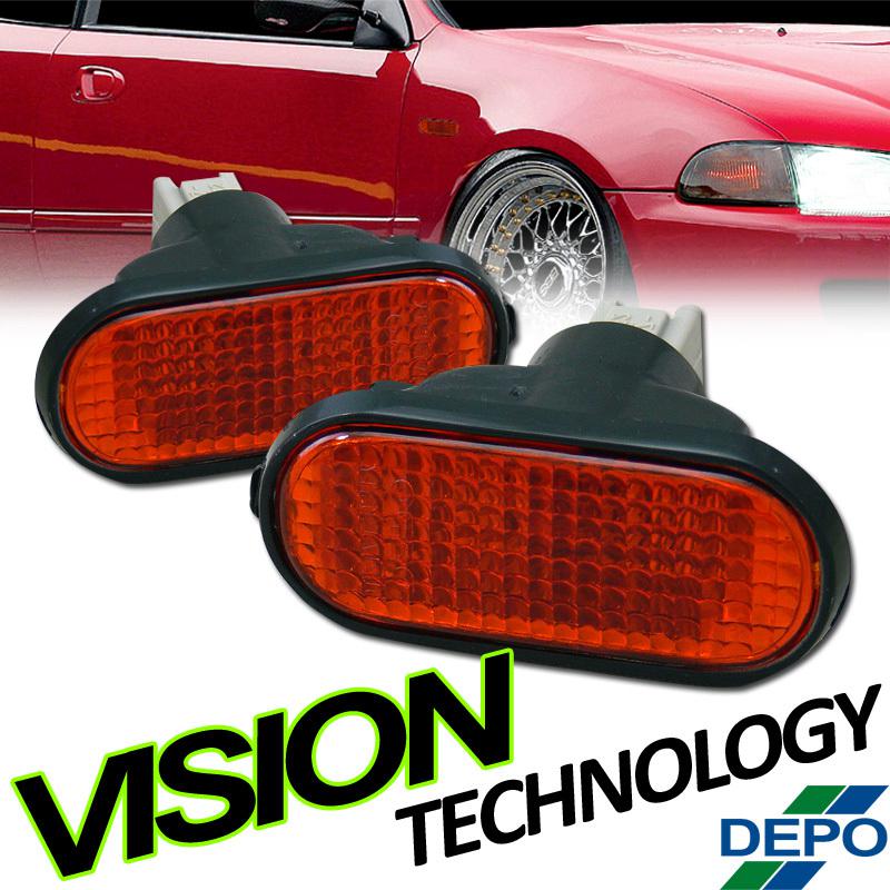 Buy Depo Pair Replacement Front Side Marker Light 9005 Mazda Miata MX5