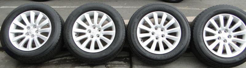 4 17" chrysler 300 wheels rims tires  factory oem bfg  goodrich 225/60r17 tires