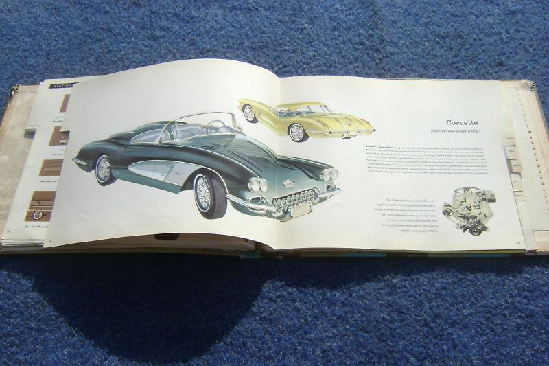 1958 58 Chevy DEALER ALBUM Corvette Impala Bel Air Biscayne Nomad Brookwood, US $400.00, image 5