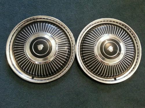 2  mercury vintage hubcaps - 14" wheel covers ford lincoln mercury