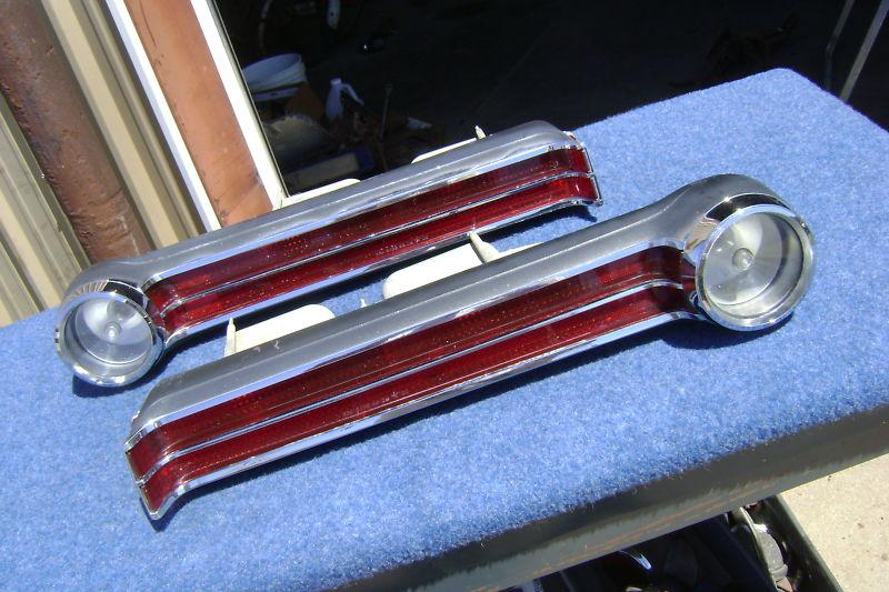 1968 68 chrysler 300 tailights nice pair 