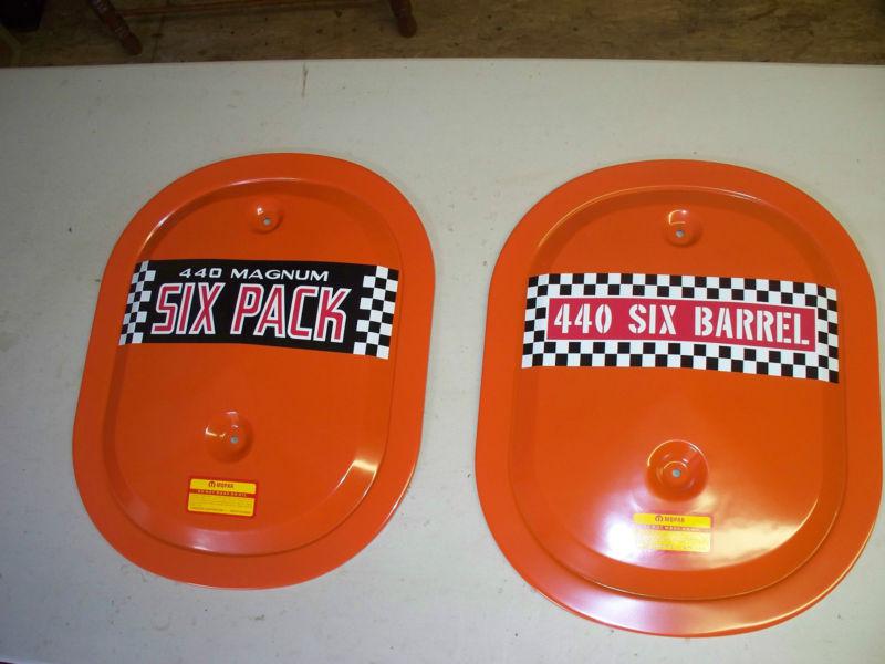 Mopar , dodge , plymouth  440   n.o.s. original six-pack air cleaner lid