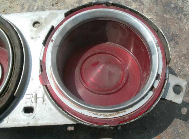 1970 70 71 72 73 Chevy Camaro Rear Tail Light Housing Lenses LH RH Pair OEM, US $59.99, image 6