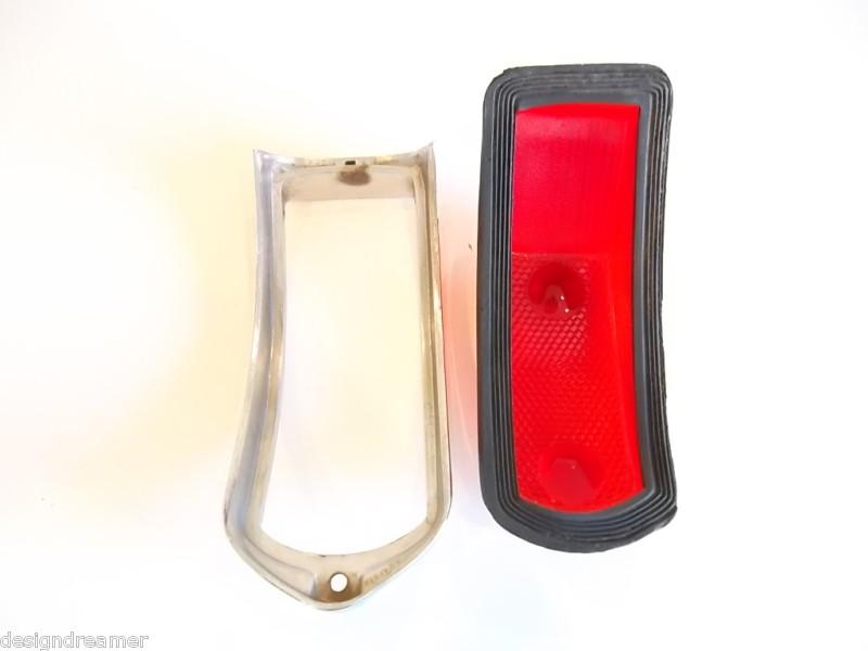 1941 42 46 47 48 49 Cadillac Tail Light lens w/ Bezel Guide R-5 OEM, US $24.99, image 7