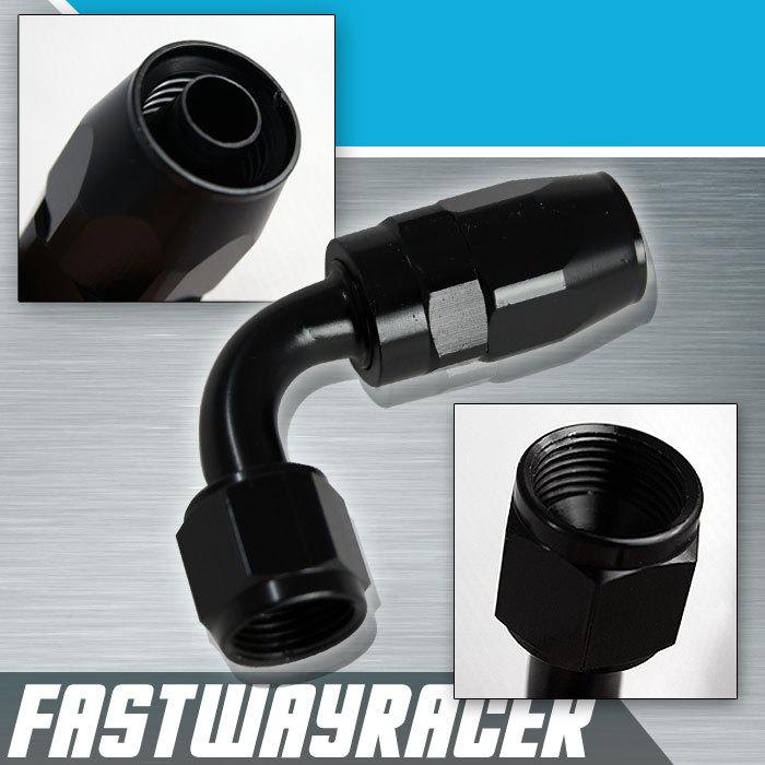 90 degree -8 an swivel fuel oil fluid air line hose end fitting 8an 8-an elbow