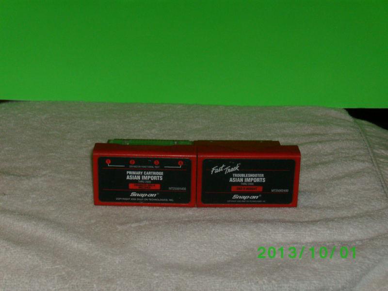 Snap on asian imports mt25001400 & mt25002400 obd i & ii vcs & troubleshooter