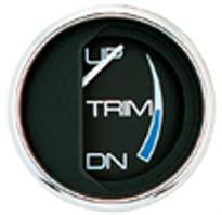 Faria black chesapeake ss trim gauge - johnson/evinrude