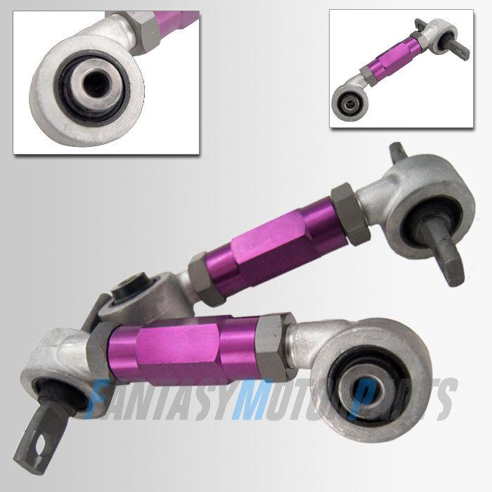 Honda crx eg d15 civic d17 b20 ek3 version 2 purple adjustable rear camber kit