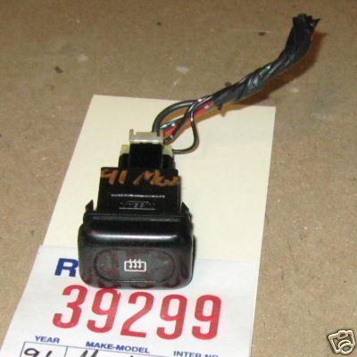 Nissan 91 maxima defrost defog defroster switch 1991