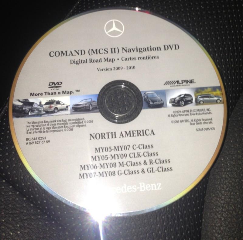Mercedes benz navigation dvd update 2009-2010