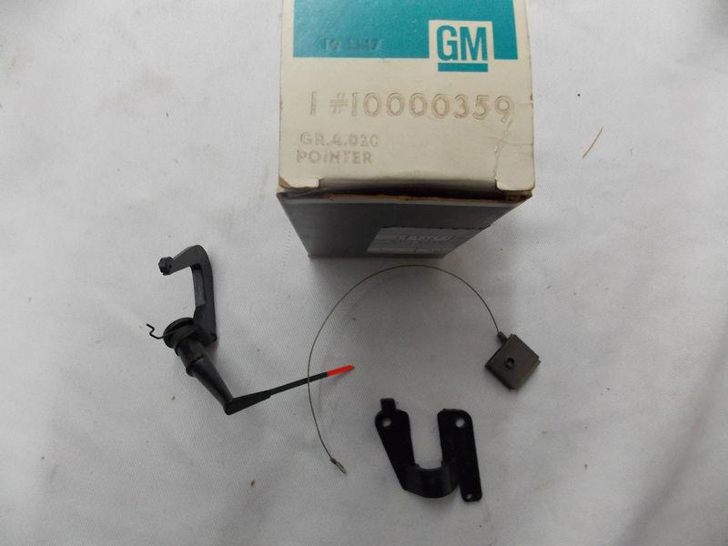 1977 1978 1979 pontiac phoenix ventura gear shift pointer cable 10000359 nos nr!